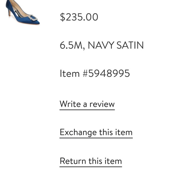 Gorgeous statin Badgley Mischka “Carrie” heels. Size 6 1/2. - Picture 7 of 10